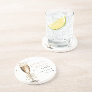 Pärlor & Prosecco Bröllopsdusch Underlägg