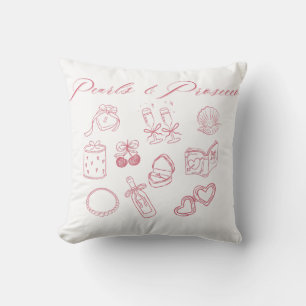Pärlor & Prosecco Design Rosa Sällskapsdam Kudde