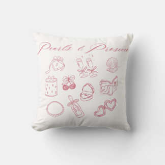 Pärlor & Prosecco Design | Rosa Sällskapsdam Kudde