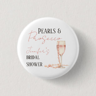 Pärlor & Prosecco Rosa Bröllopsdusch Knapp