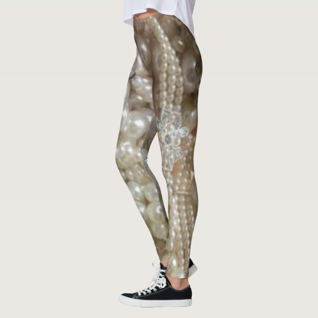 pärlskål leggings (Vänster)