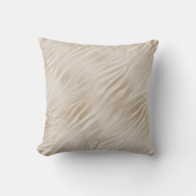 Parly Animal Skin Zebra Titanium Pillow Kudde (Framsida)