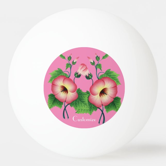 Parly Rosa Flowers Thunder_Cove  Pingisboll (Framsidan)