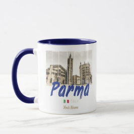 Parma Emilia-Romagna Italien Vintage Souvenir Mugg