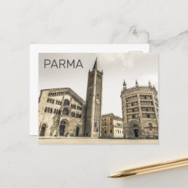 Parma Emilia Romagna Piazza Del Duomo Italien Helg Vykort