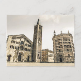 Parma Emilia Romagna Piazza Del Duomo Italien Helg Vykort