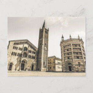 Parma Emilia Romagna Piazza Del Duomo Italien Helg Vykort