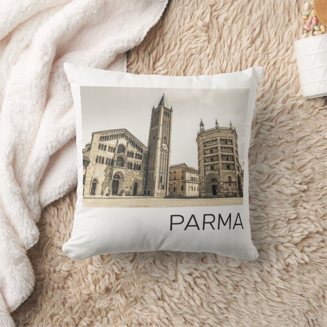 Parma Emilia Romagna Piazza Del Duomo Italien Kudde (Filt)