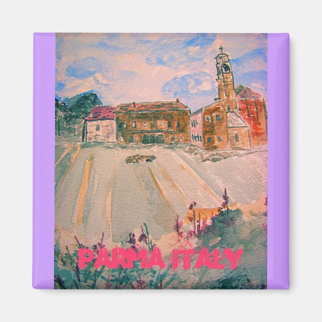 parma italien art magnet (Framsidan)