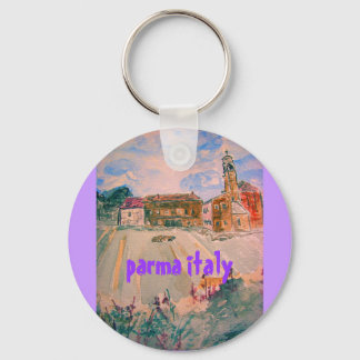 parma italien art nyckelring