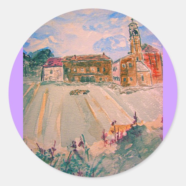 parma italien runt klistermärke (Framsida)