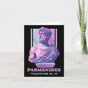 Parmenides Stoic Philosophy Y2k Aesthetic Retro 20 Kort