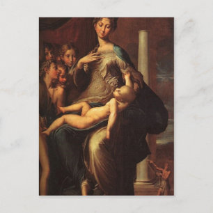Parmigianino Madonna mit dem langen Hals Madonna w Vykort