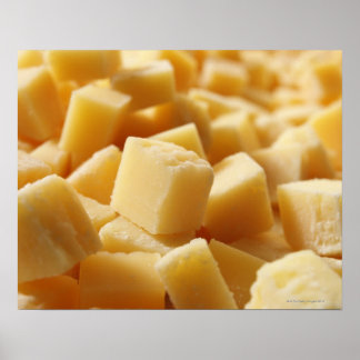 Parmigiano Reggiano-ost i kuber Poster