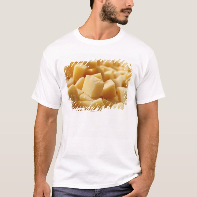 ParmigianoReggiano ost i kuber T-shirt (Framsida)