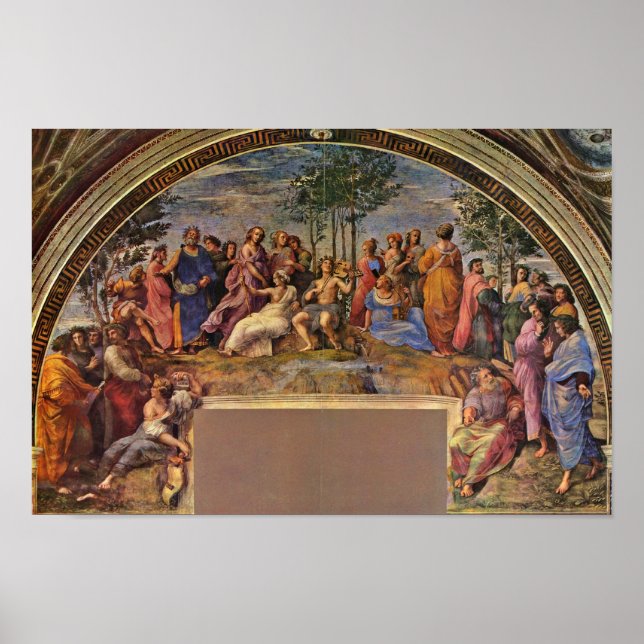 Parnassus by Raffael (bästa kvalitet) Poster (Framsidan)