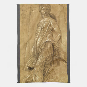 Parnassus, dansande muse av Andrea Mantegna Kökshandduk