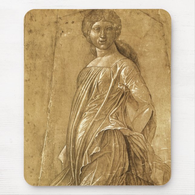 Parnassus, Dansande Mussa av Andrea Mantegna Musmatta (Framsidan)