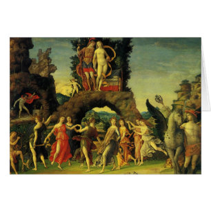 Parnassus, Mars och Venus av Andrea Mantegna Hälsningskort