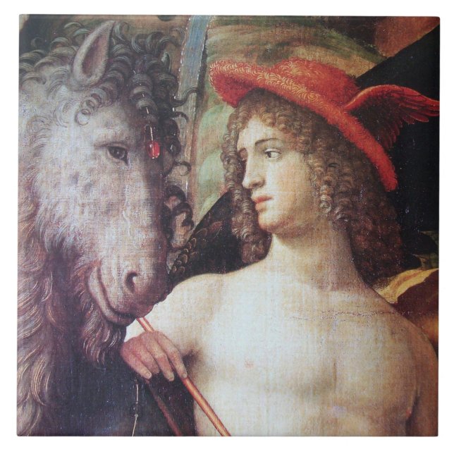 PARNASSUS/MERCURY MED PEGASUS KAKELPLATTA (Framsidan)