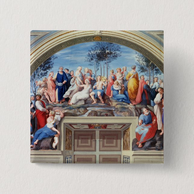 Parnassus och Disputaen, från Stanzadellaen S Knapp (Framsida)