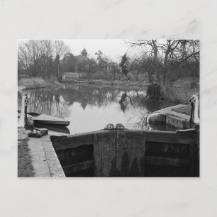 Parndon Mill lock, Harlow, Essex Vykort