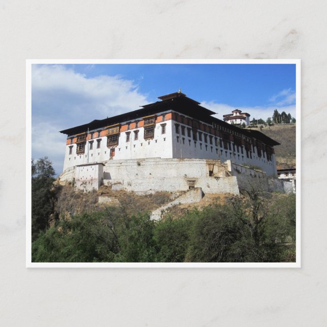 paro dzong impress vykort (Framsida)