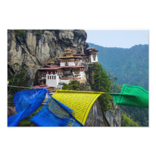 Paro Taktsang: The Tiger's Nest Monastery - Bhutan Fototryck