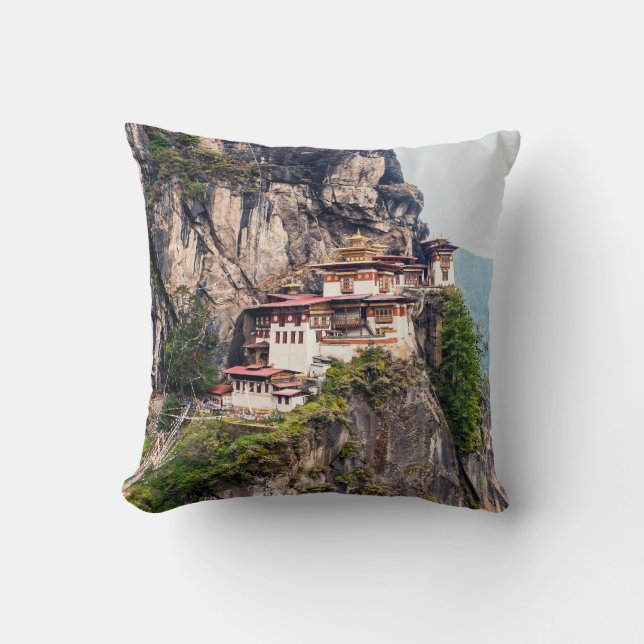 Paro Taktsang: The Tiger's Nest Monastery - Bhutan Kudde (Framsida)