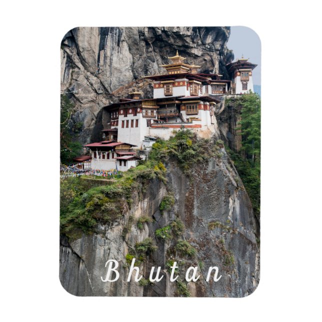 Paro Taktsang: The Tiger's Nest Monastery - Bhutan Magnet (Vertikal)