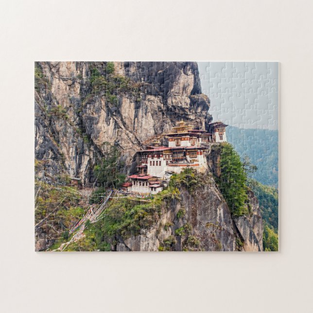 Paro Taktsang: The Tiger's Nest Monastery - Bhutan Pussel (Horisontell)