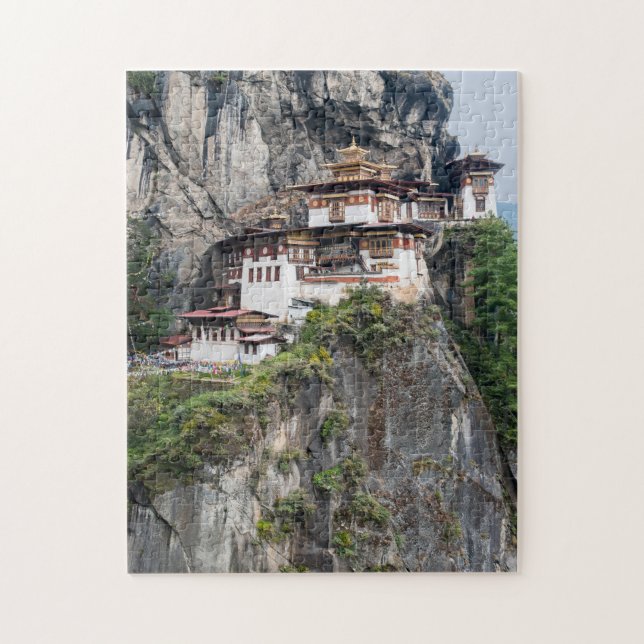 Paro Taktsang: Tigernästet kloster - Bhutan Pussel (Vertikal)