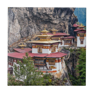 Paro Taktsang: Tigernästet klostret - Bhutan Kakelplatta