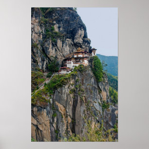 Paro Taktsang: Tigernästet klostret - Bhutan Poster