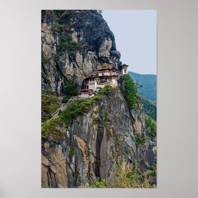 Paro Taktsang: Tigernästet klostret - Bhutan Poster (Framsidan)