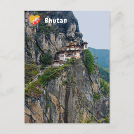 Paro Taktsang: Tigernästet klostret - Bhutan Vykort