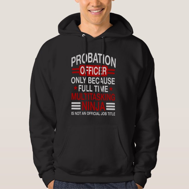 Parol för provarantansvarig för provanställningar hoodie (Framsida)