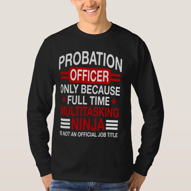 Parol för provarantansvarig för provanställningar t shirt (Framsida)