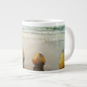 Päron 2 dag ut vid Beach. Jumbo Mugg