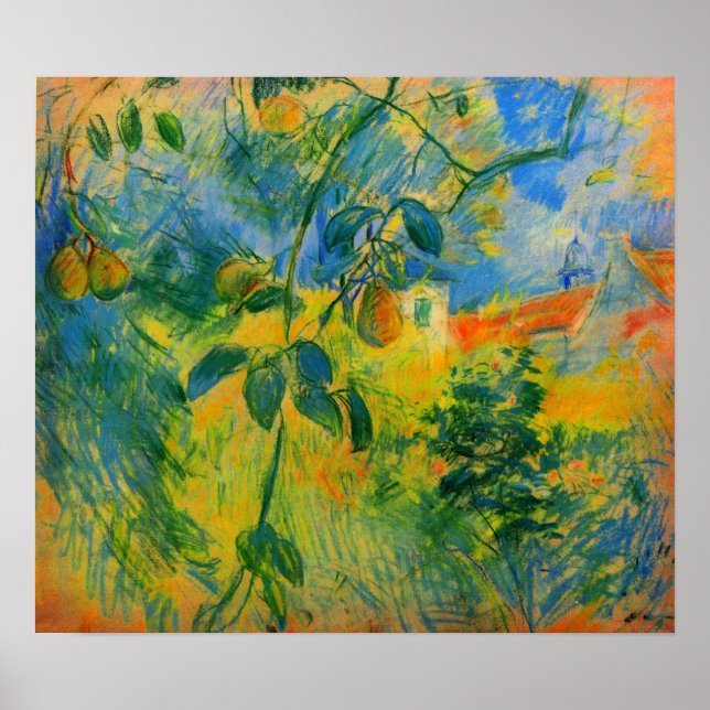 Päron av Berthe Morisot Poster (Framsidan)