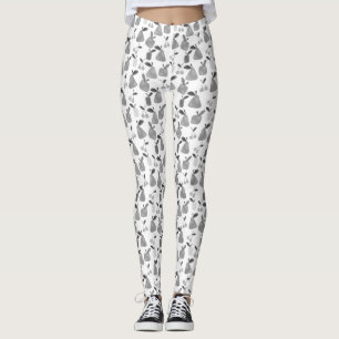Päron av ogenomskinlig tecknad leggings
