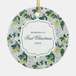 Päron & Bees Botaniska Blommigten Garden jul Julgransprydnad Keramik