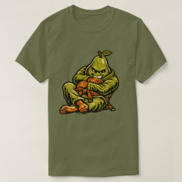 Päron Golv Stridande — Vintage Retro BJJ Grappling T Shirt