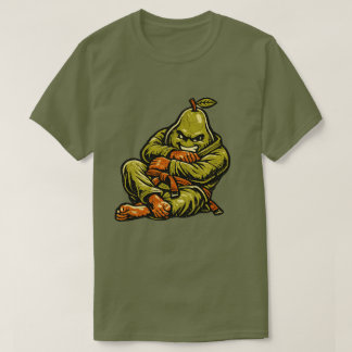 Päron Golv Stridande — Vintage Retro BJJ Grappling T Shirt