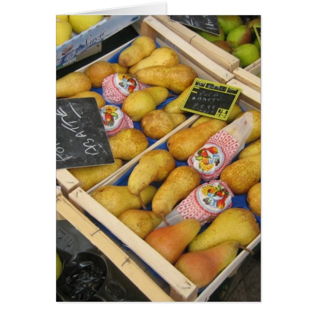 päron hälsningskort (Framsidan)