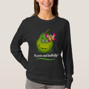Päron och fjäril t shirt