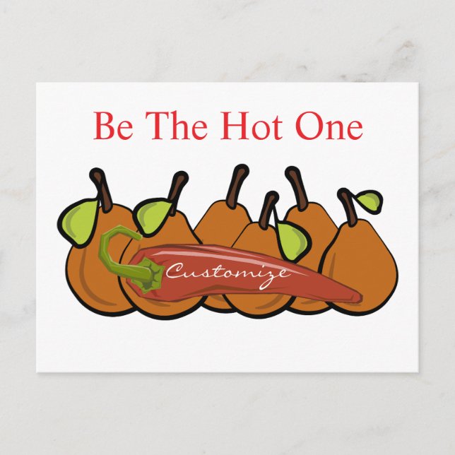 Päron och Hett Chili Thunder_Cove Vykort (Framsida)