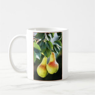 Päron på ett foto av Träd Kaffemugg