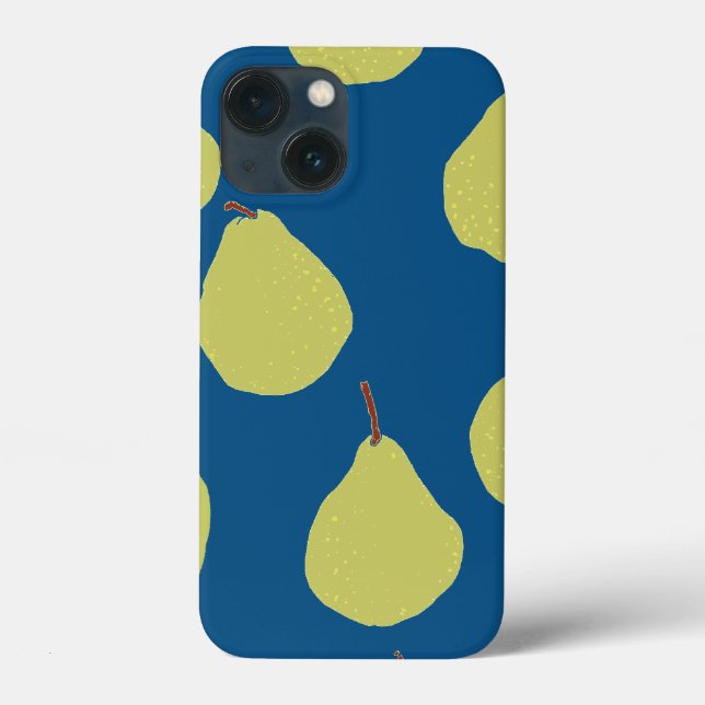 päronflottan och grönt Fodral-Mate iphone case (Baksida)