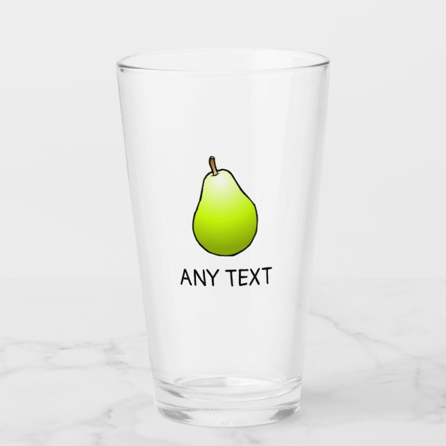 Päronformade glas (Framsida)